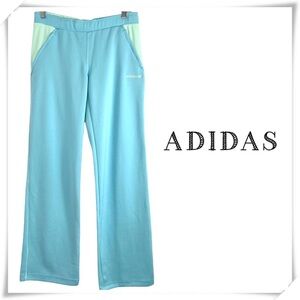 Adidas Straight Legs Track Pants Sweat Pants Light Blue